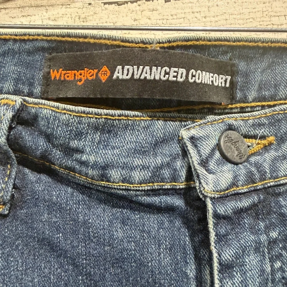 Wrangler FR Jeans Men 36x30 Blue Advanced Comfort Flame Resistant HRC2 Work